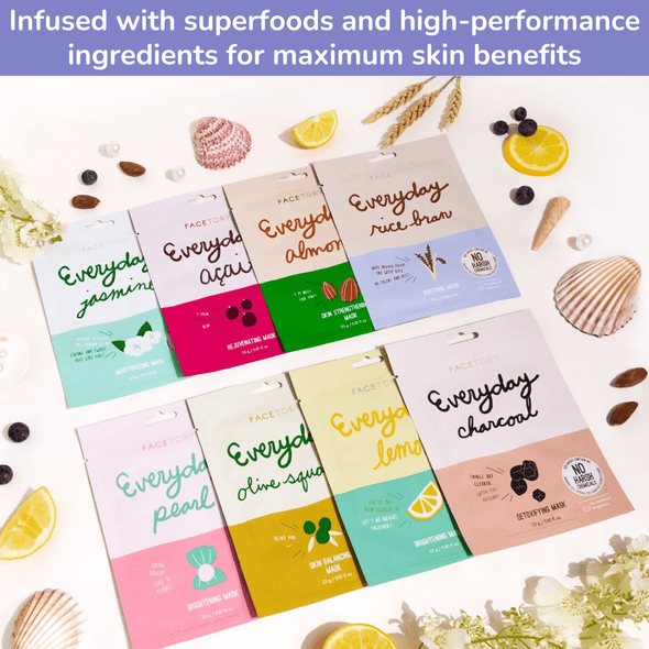 FaceTory Everyday Collection Set of 8 (Value $20)