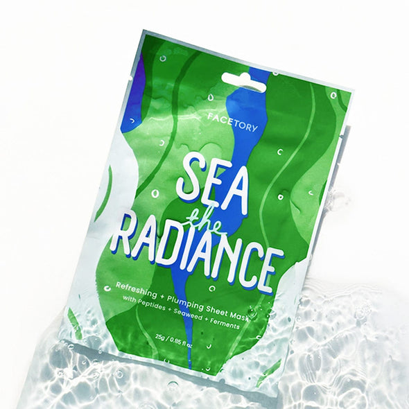 Sea The Radiance Refreshing and Plumping Sheet Mask- Peptides and Seaweed