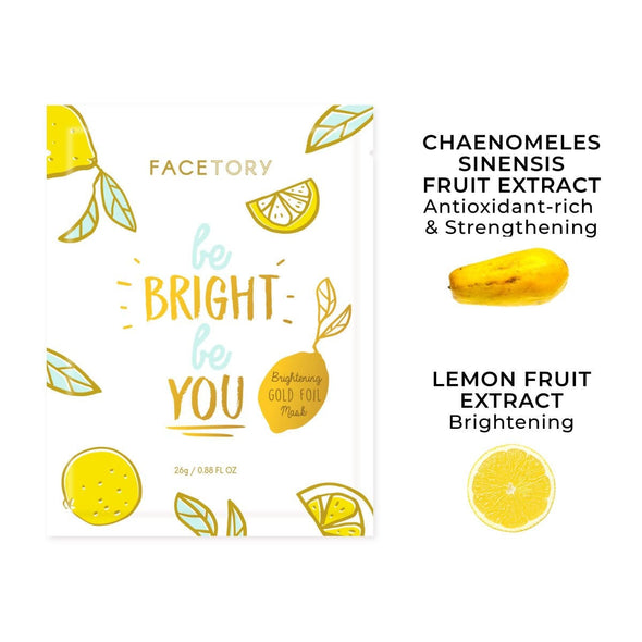 Be Bright Be You Gold Foil Sheet Mask - Brightening