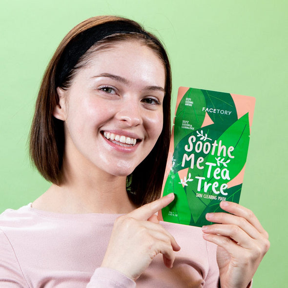 Soothe Me Tea Tree 2-Step Sheet Mask - Soothing & Clearing