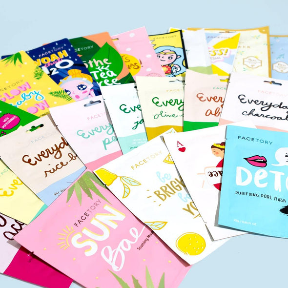 FaceTory Sheet Mask 23 Pack Collections Subscription (Value $65+)