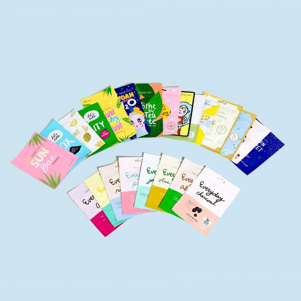 FaceTory Sheet Mask 23 Pack Collections Subscription (Value $65+)