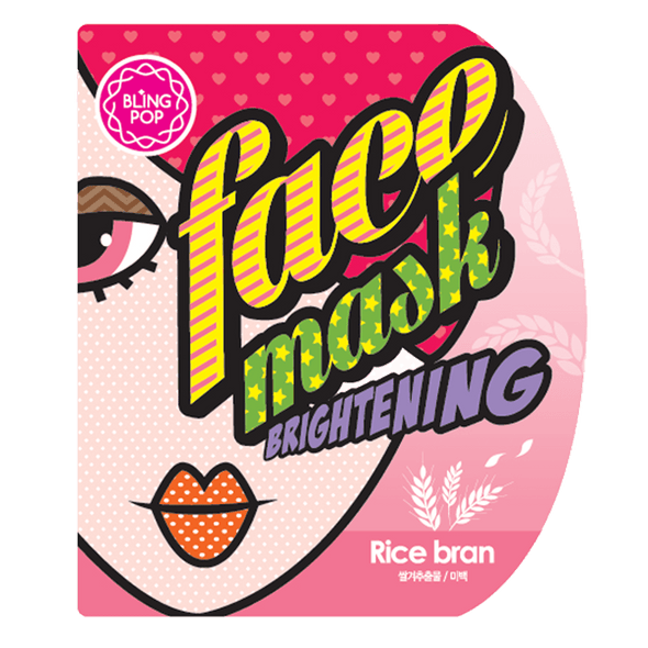 BlingPop Brightening Rice Bran Mask