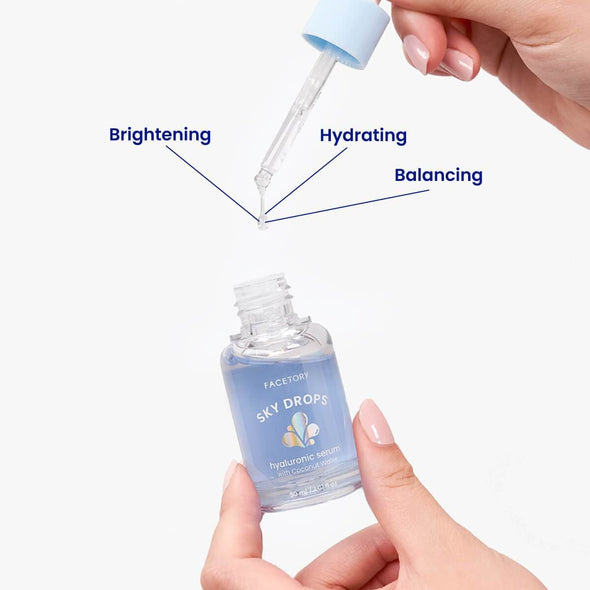 Sky Drops Hyaluronic Serum with Coconut Water