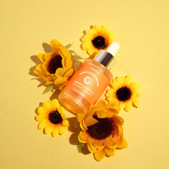Sunflower Glow Hydrating Facial Oil with Jojoba Oil