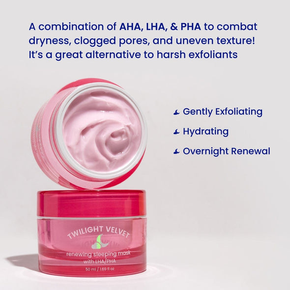 Twilight Velvet Renewing Sleeping Mask with LHA/PHA