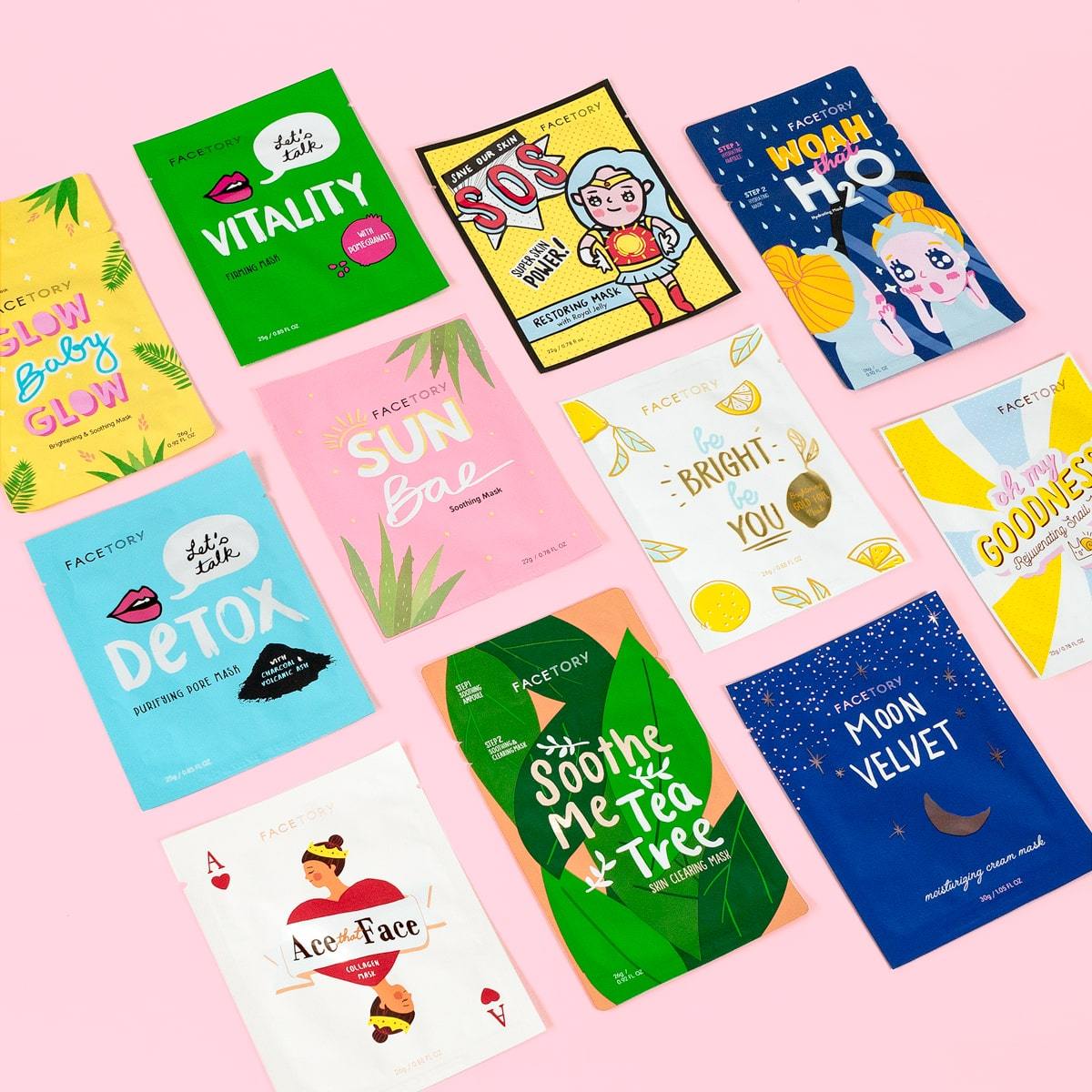 Original 11 Sheet Mask Collection Value 31.50