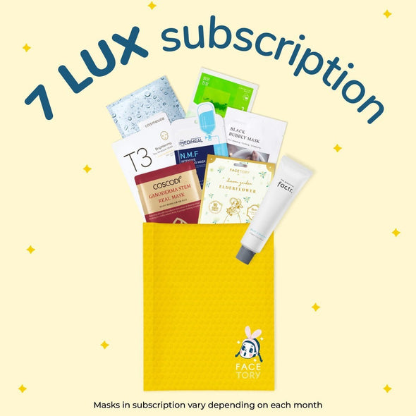 7 Lux Subscription (Groupon 1 Month) Subscription Box FaceTory 
