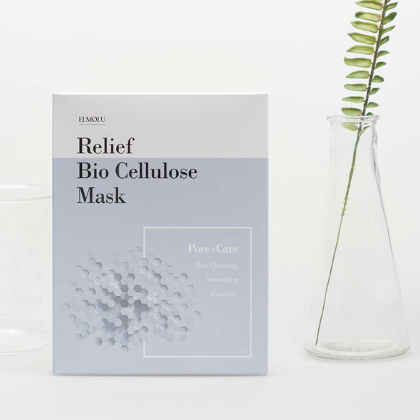 Elmolu Relief Bio-Cellulose Mask - Pore Care (Value $6)