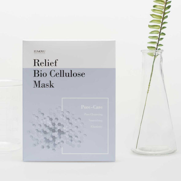 Elmolu Relief Bio-Cellulose Mask - Pore Care (Value $6)