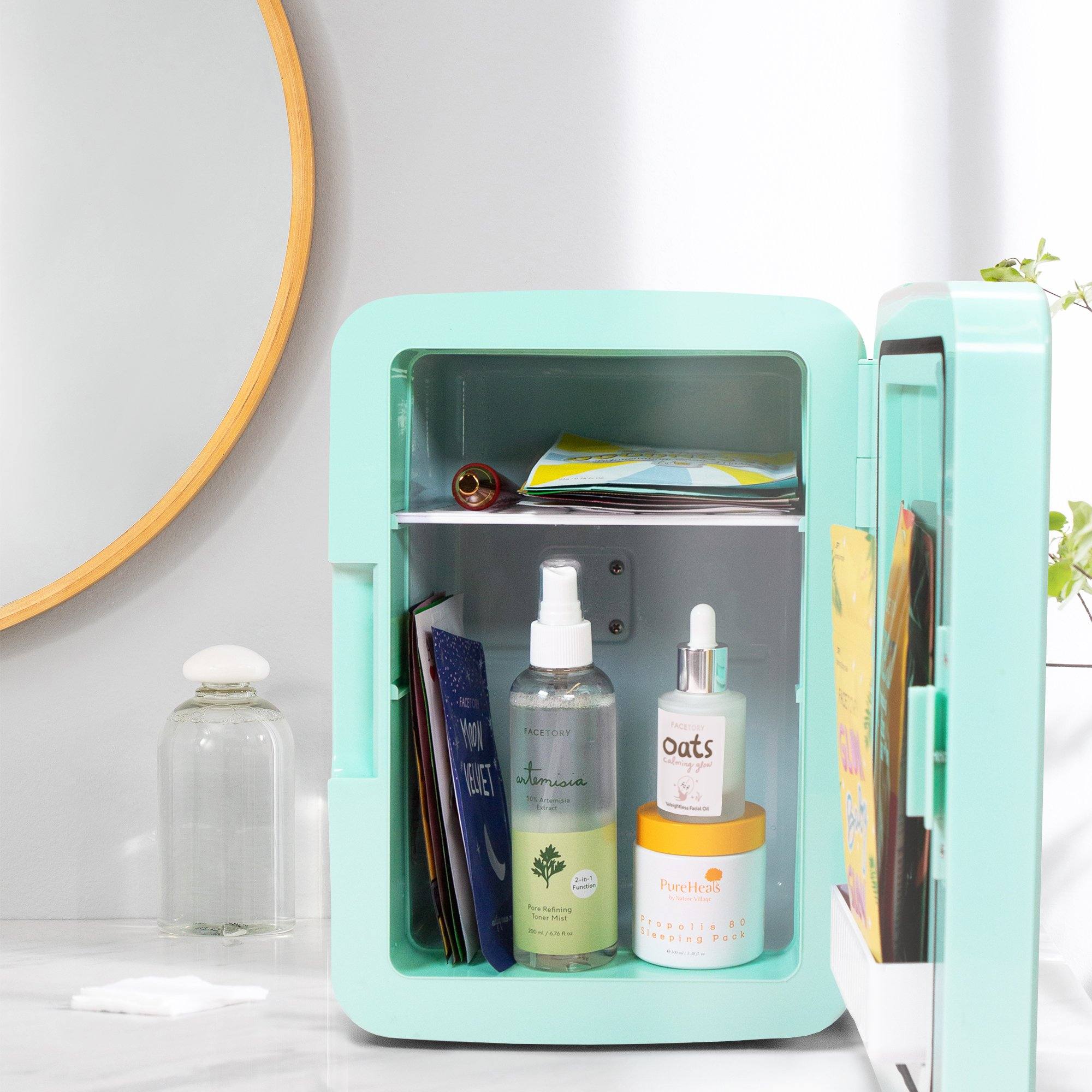 FaceTory Skincare Mini Fridge