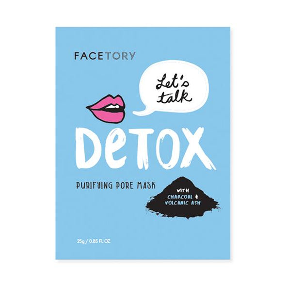 FaceTory Let's Talk, Detox Purifying Pore Mask (Pack of 10) Sheet Mask FaceTory 