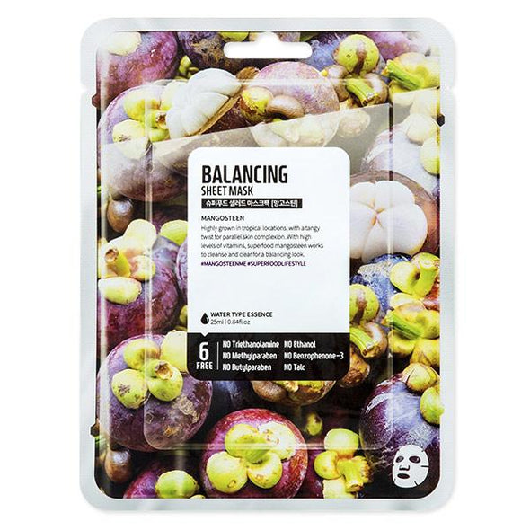 Farm Skin Superfood Salad for Skin Balancing Sheet Mask - Mangosteen Sheet Mask Farm Skin 