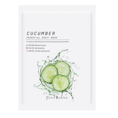 Jant Blanc Cucumber Essential Sheet Mask Sheet Mask Jant Blanc 